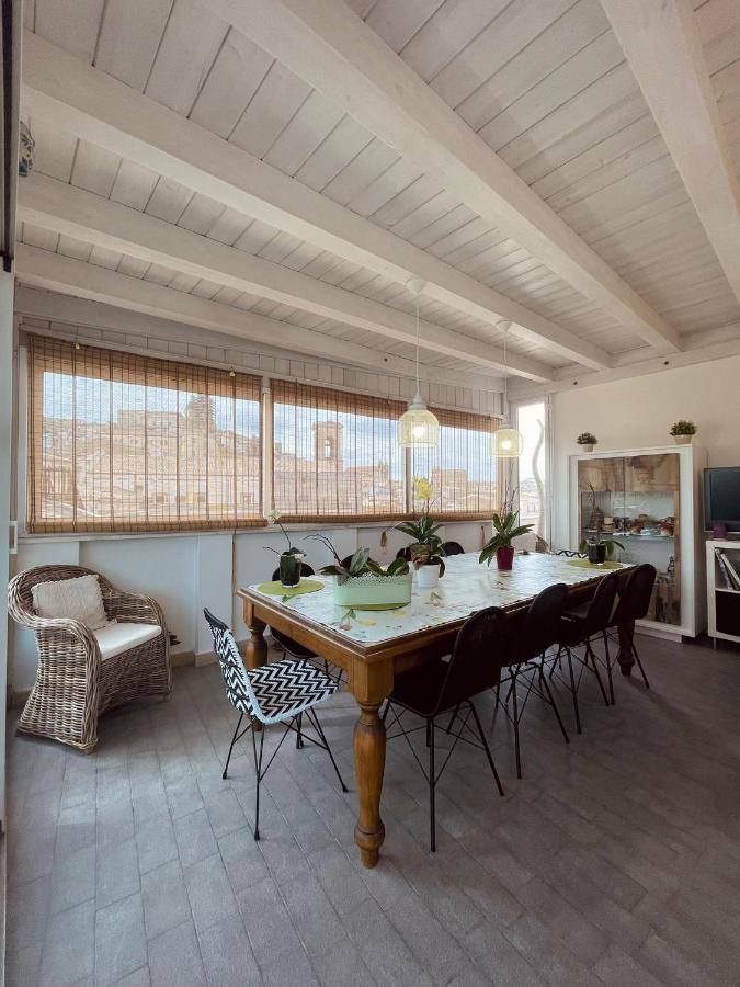 Attico Da Rosa Con Vista Spettacolare A 360 Gradi Apartamento Caltagirone Exterior foto