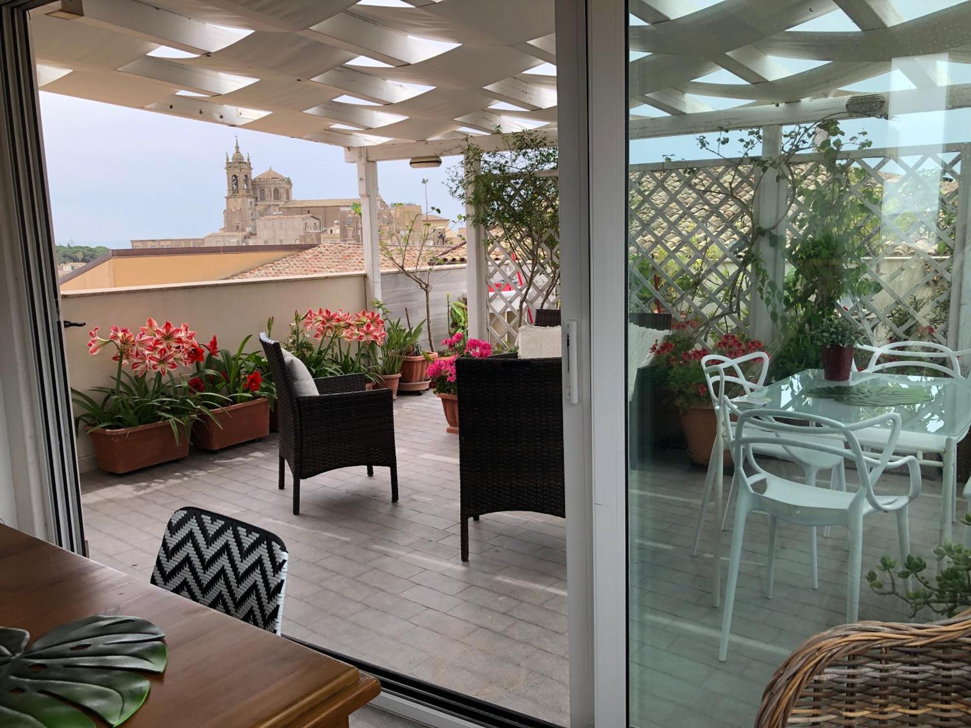Attico Da Rosa Con Vista Spettacolare A 360 Gradi Apartamento Caltagirone Exterior foto