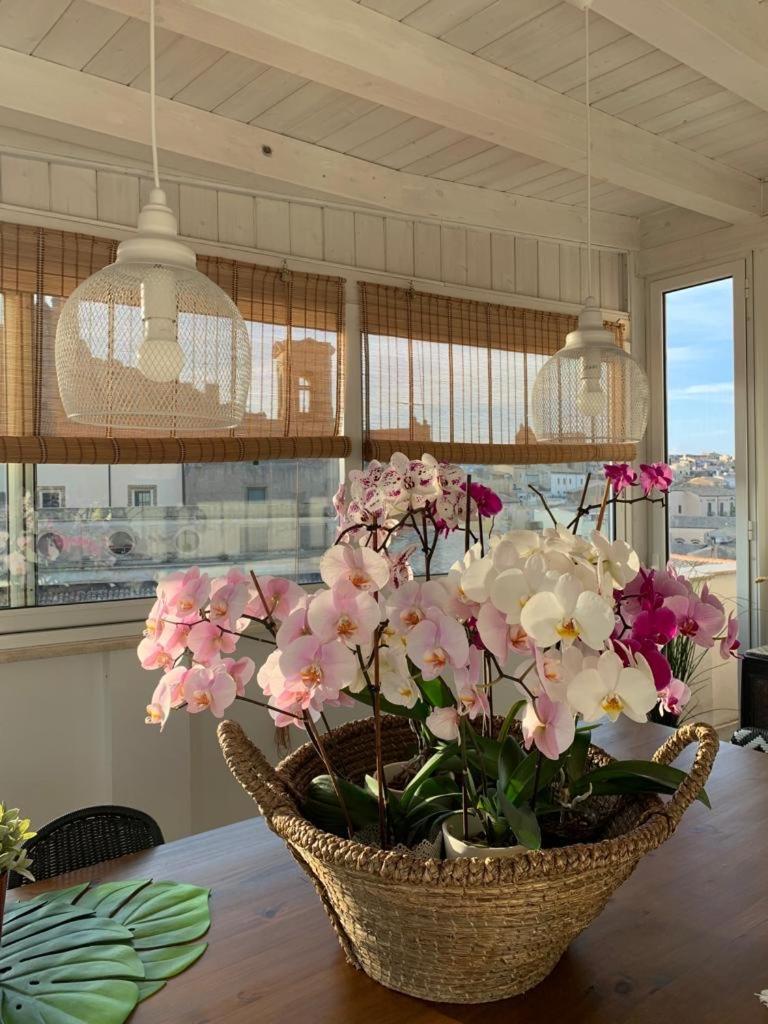 Attico Da Rosa Con Vista Spettacolare A 360 Gradi Apartamento Caltagirone Exterior foto