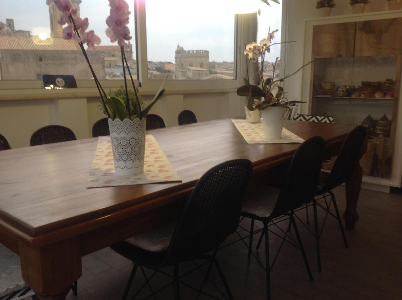 Attico Da Rosa Con Vista Spettacolare A 360 Gradi Apartamento Caltagirone Exterior foto